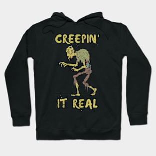 Creepin' It Real Halloween Zombie Hoodie